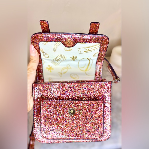 KATE SPADE Kids Glitter Scout Bag - Picture 6 of 7
